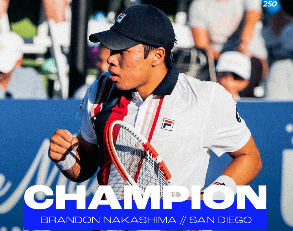 ATP 250 de San Diego Brandon Nakashima gana su primer ATP en casa